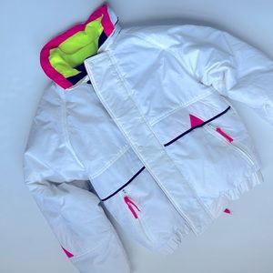 Women’s Feild&Stream white ski snowboarding down jacket size medium